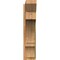 Ekena Millwork Balboa Slat Rough Sawn Outlooker, Western Red Cedar, 8"W x 30"D x 36"H OUT08X30X36BOA06RWR - alternate 4
